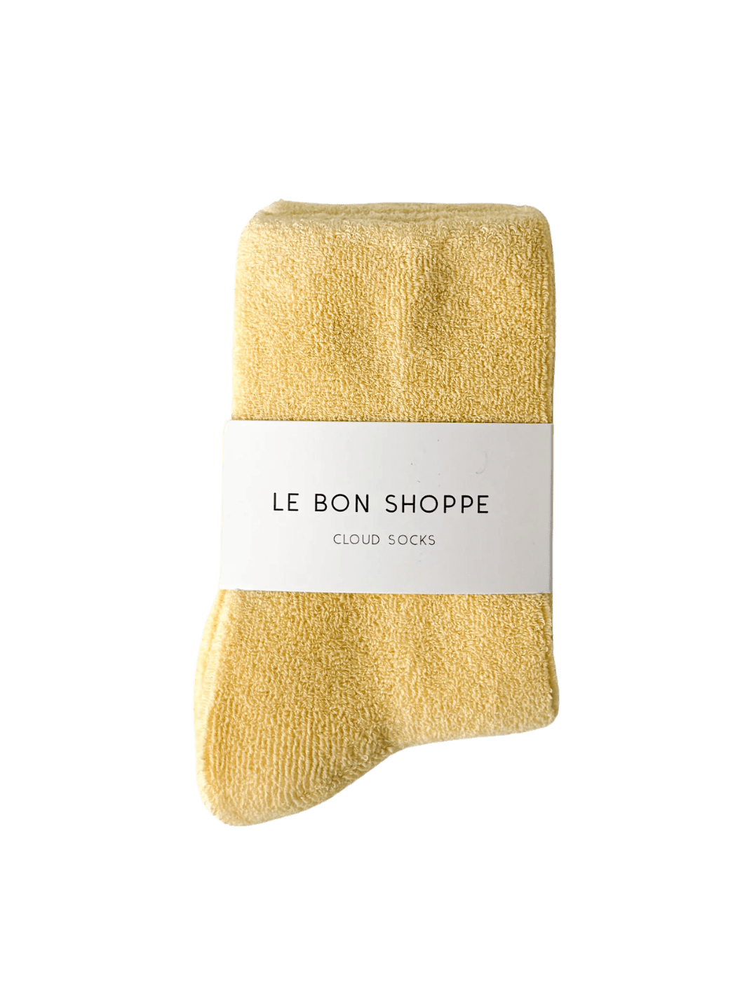 Yellow Cloud Socks in 'Lemon Water' from Le Bon Shoppe | Twentyseven Toronto