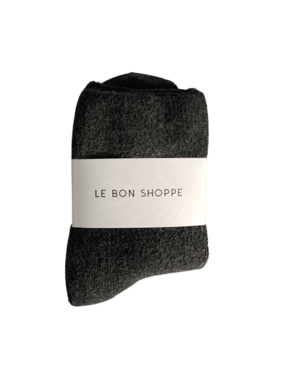 Le Bon Shoppe Cloud Socks - Charcoal | Twentyseven Toronto