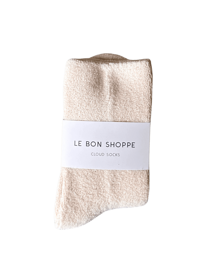 Le Bon Shoppe Cloud Socks - Ecru | Twentyseven Toronto