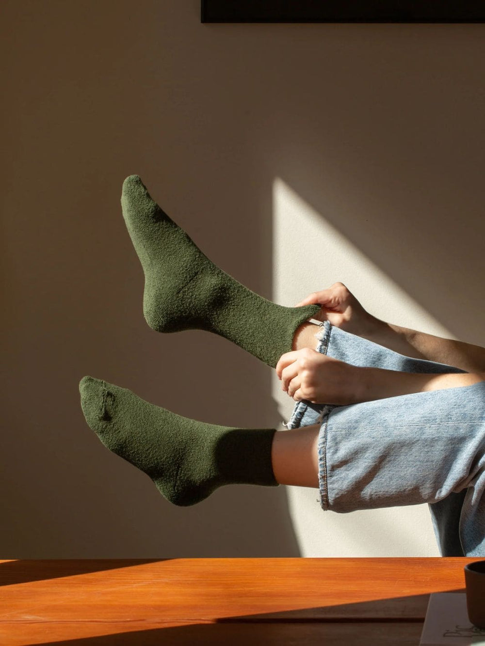 Le Bon Shoppe Cloud Socks - Forest | Twentyseven Toronto