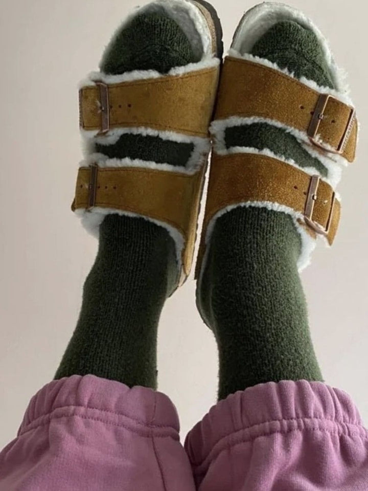 Le Bon Shoppe Cloud Socks - Forest | Twentyseven Toronto