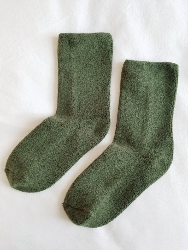 Le Bon Shoppe Cloud Socks - Forest | Twentyseven Toronto