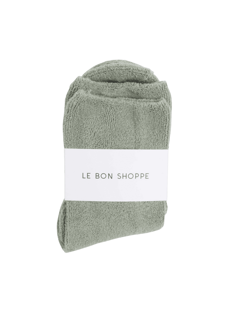 Le Bon Shoppe Cloud Socks - Matcha | Twentyseven Toronto