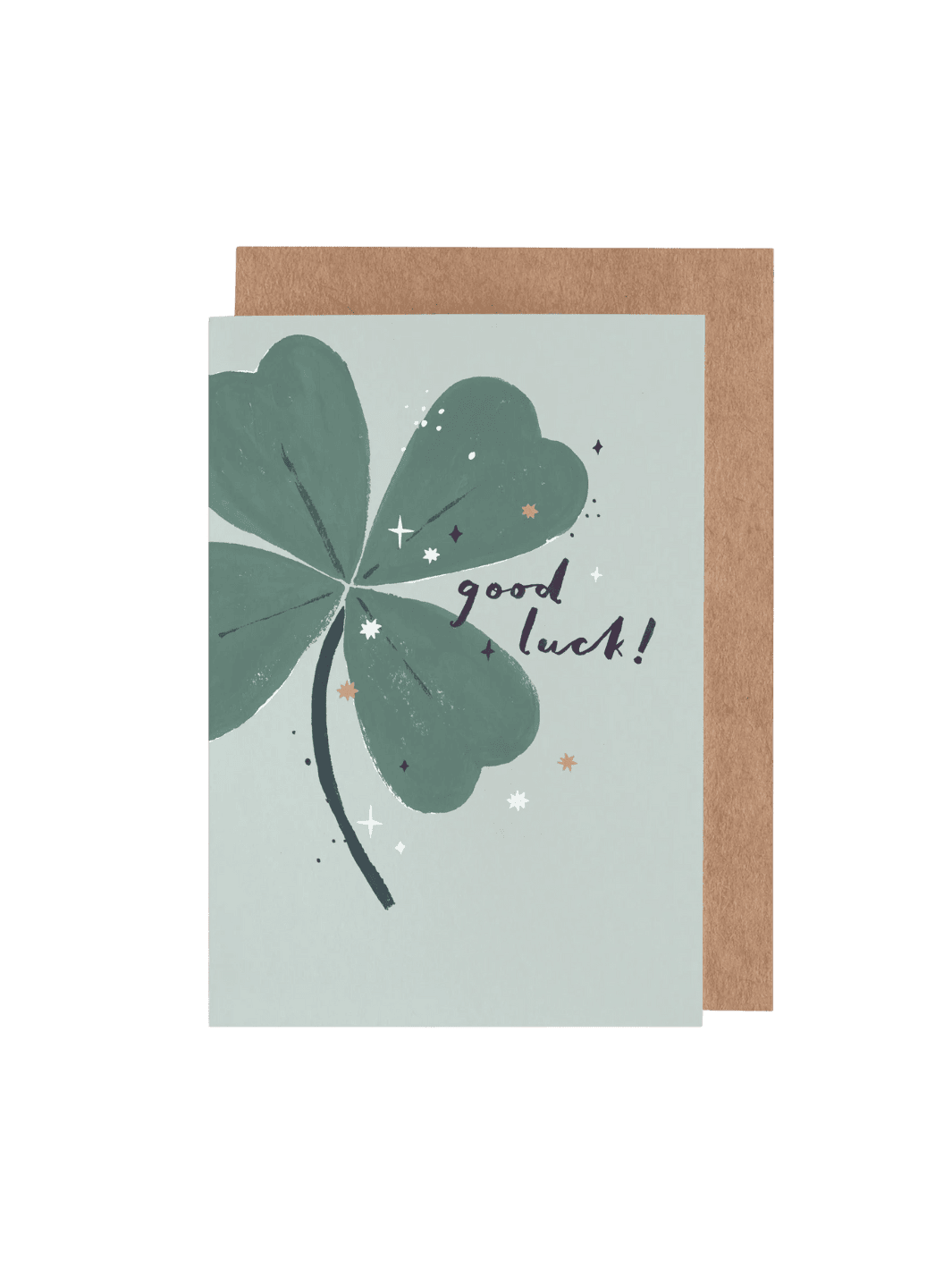 Sister Paper Co. Clover Good Luck Card | Four Leaf Clover | Greeting Cards | Twentyseven Toronto