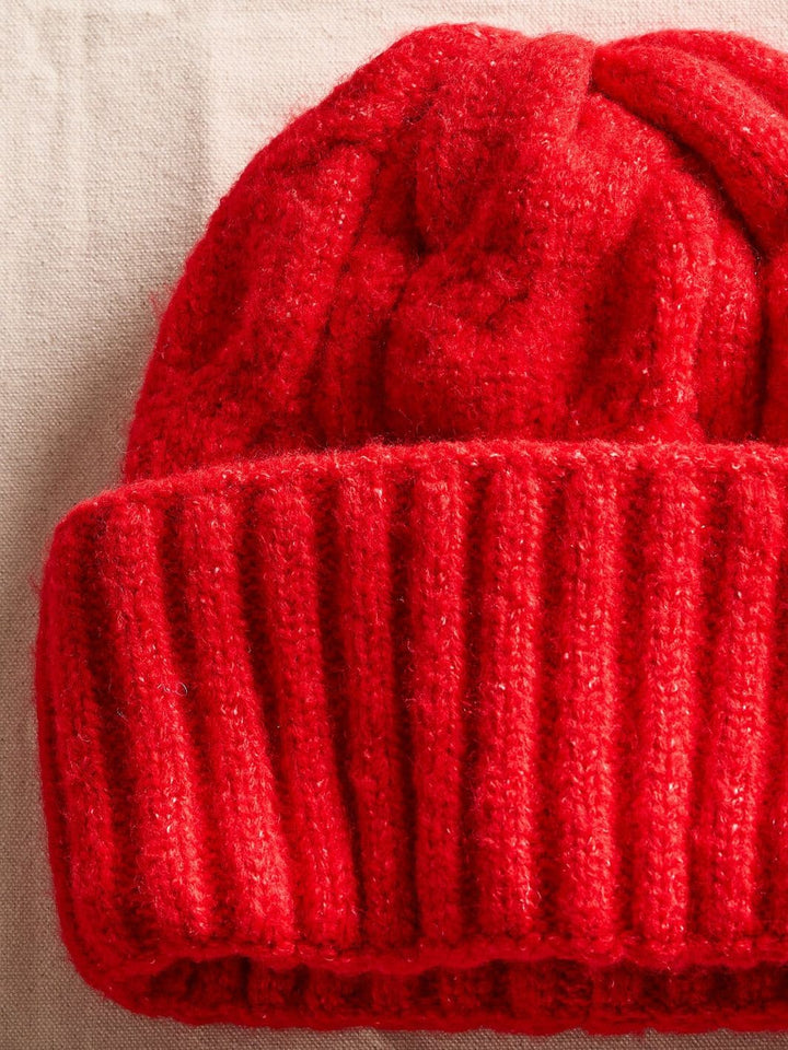 Free People Coastline Beanie in Bright Red | Twentyseven Toronto