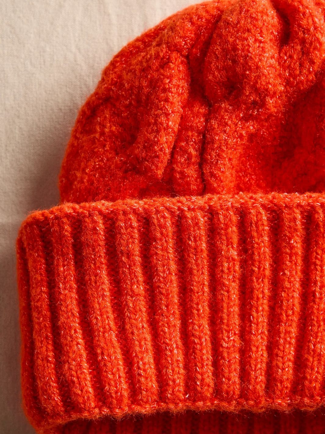 Free People Coastline Beanie in Electric Orange | Twentyseven Toronto