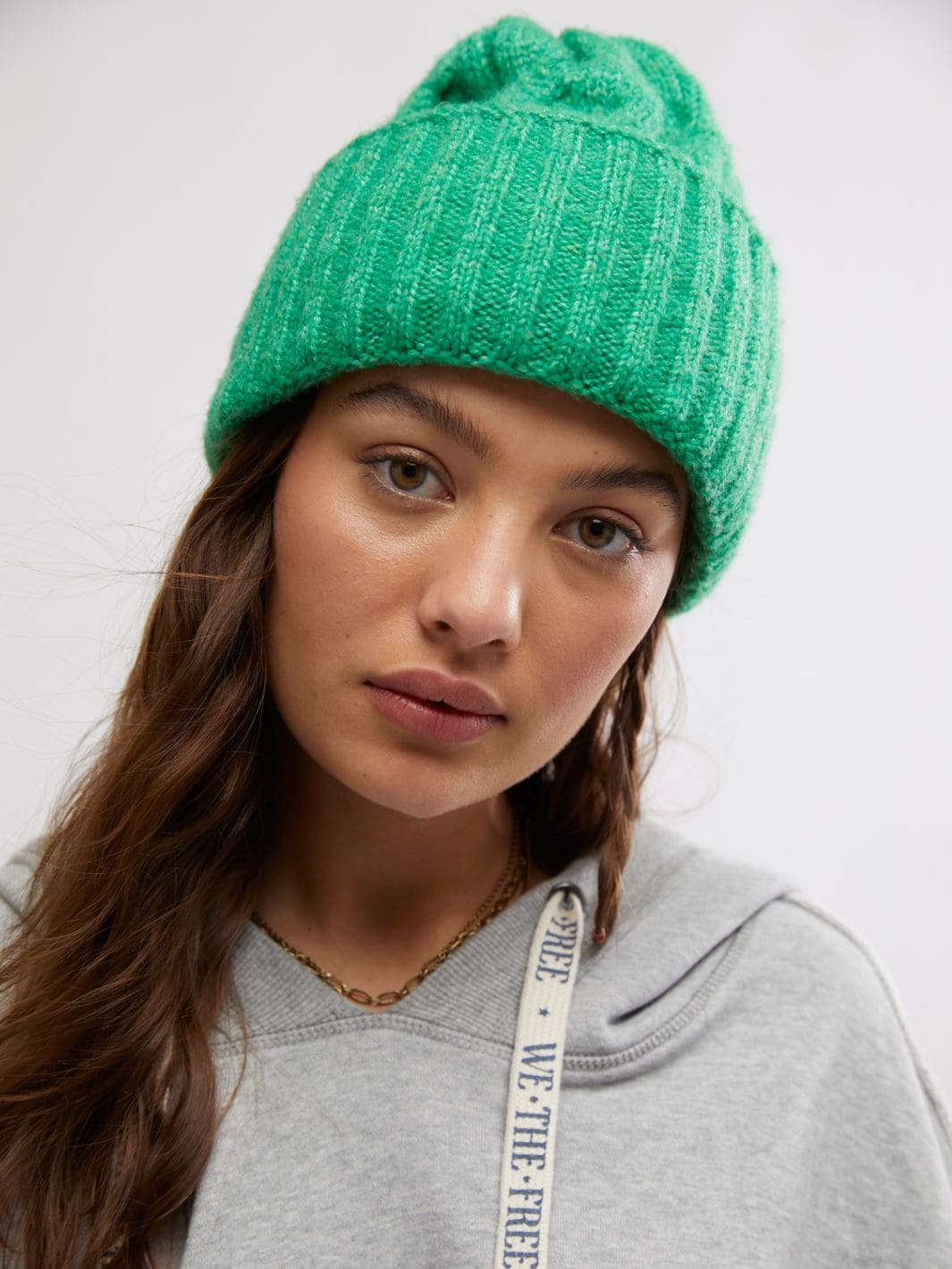 Free People Coastline Beanie in Green | Twentyseven Toronto
