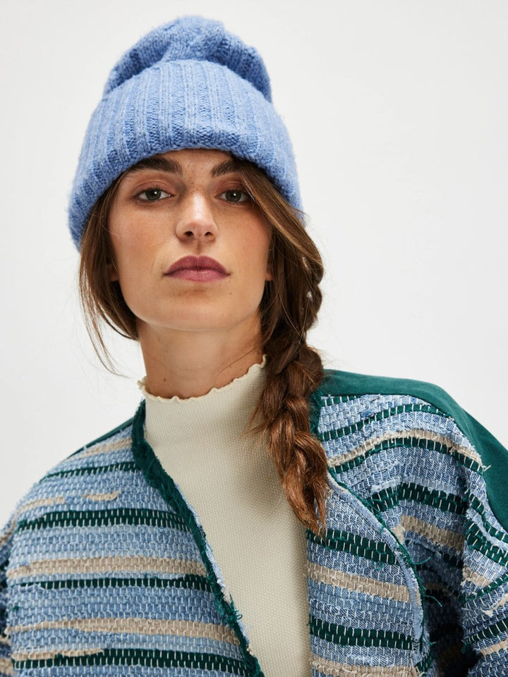 Free People Coastline Beanie in Heritage Blue | Twentyseven Toronto