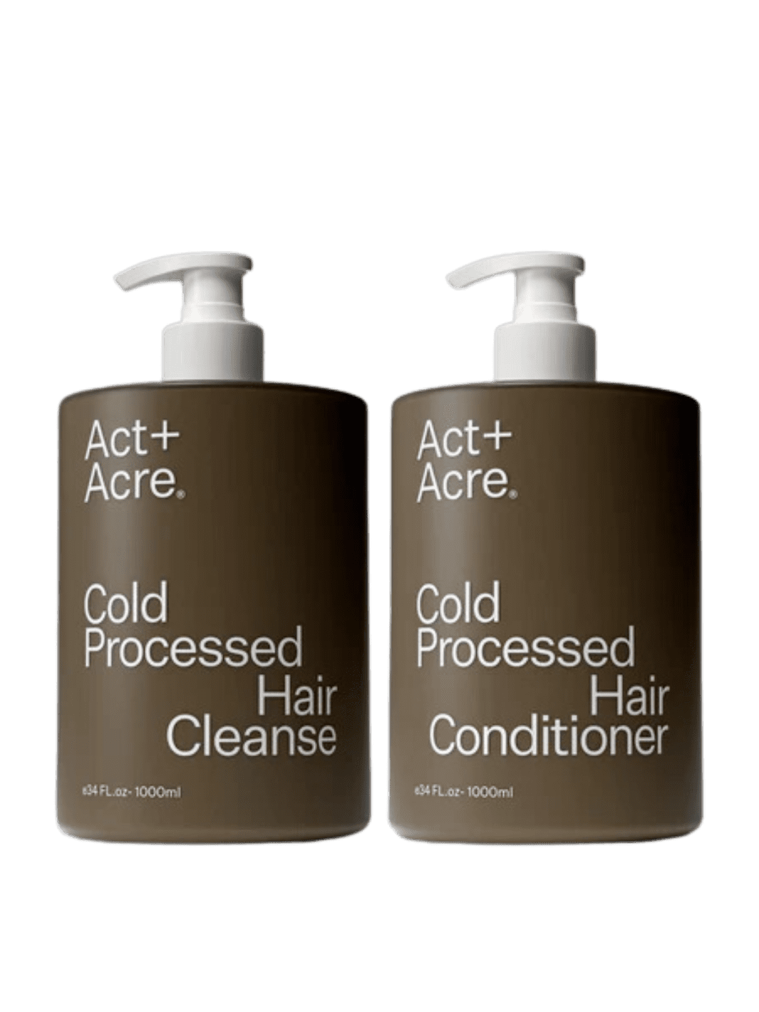 Act+Acre Cold Processed Shampoo & Conditioner Jumbo | Twentyseven Toronto