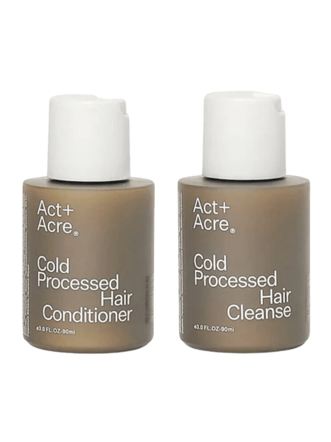 Act+Acre Cold Processed Shampoo & Conditioner Travel Size | Twentyseven Toronto