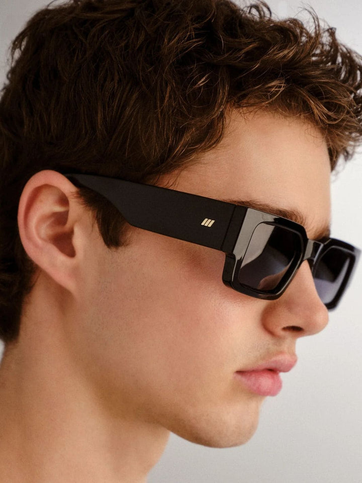 Le Specs Contemplation in Black Polarised Sunglasses | Twentyseven Toronto