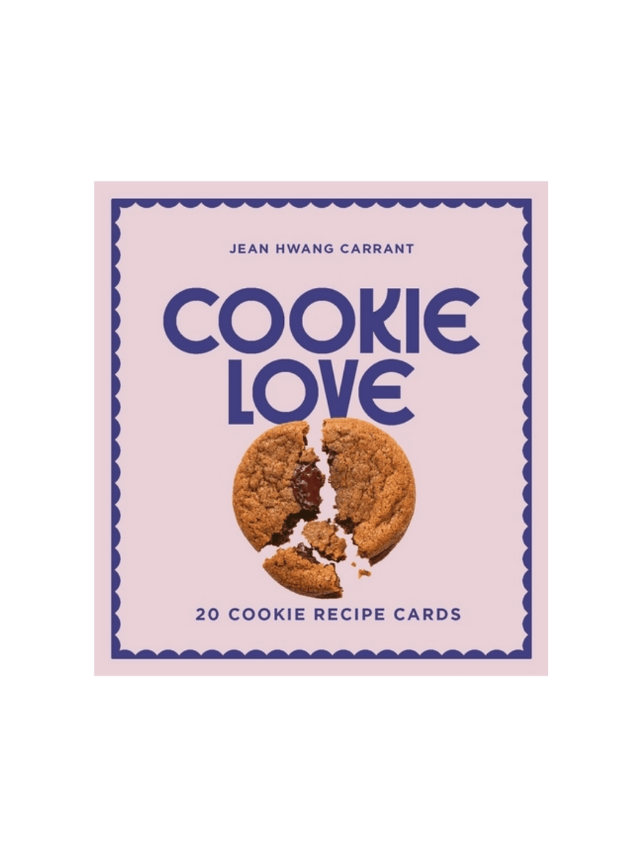 Box titled 'Cookie Love' by Jean Hwang Carrant with a cookie illustration on a transparent background | Twentyseven Toronto