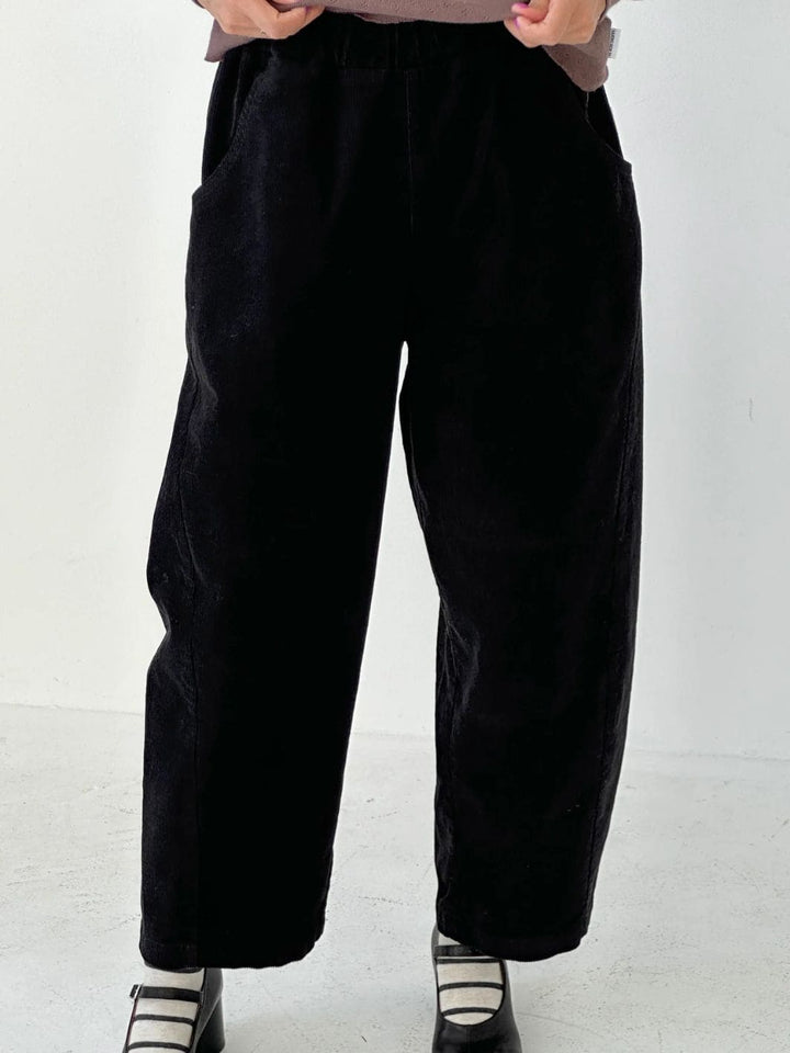 Le Bon Shoppe Corduroy Arc Pants in Black | Twentyseven Toronto
