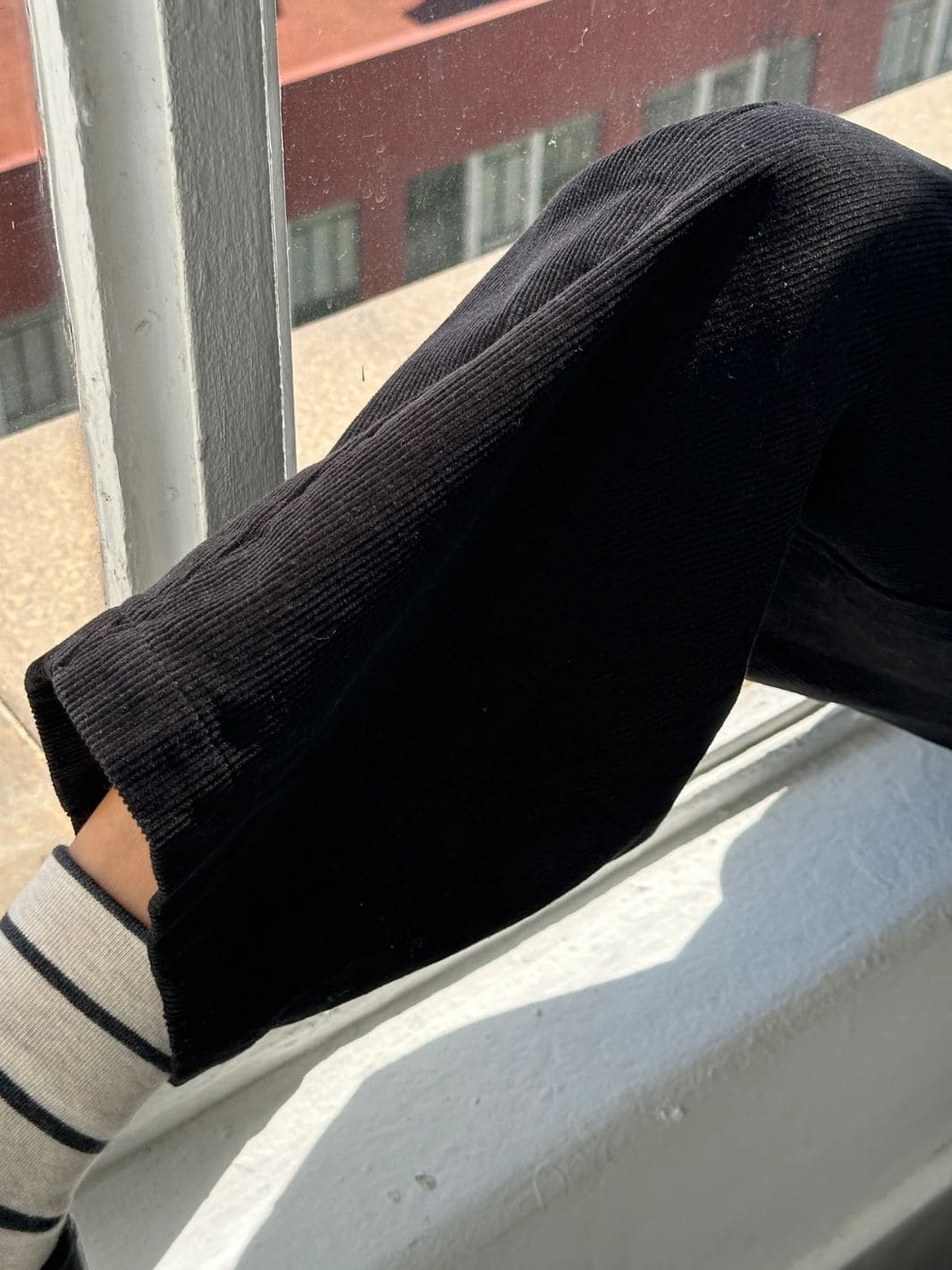 Le Bon Shoppe Corduroy Arc Pants in Black | Twentyseven Toronto