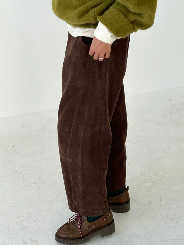 Le Bon Shoppe Corduroy Arc Pants in Chocolate | Twentyseven Toronto