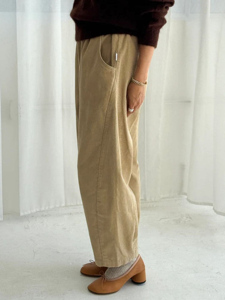 Le Bon Shoppe Corduroy Arc Pants in Khaki | Twentyseven Toronto