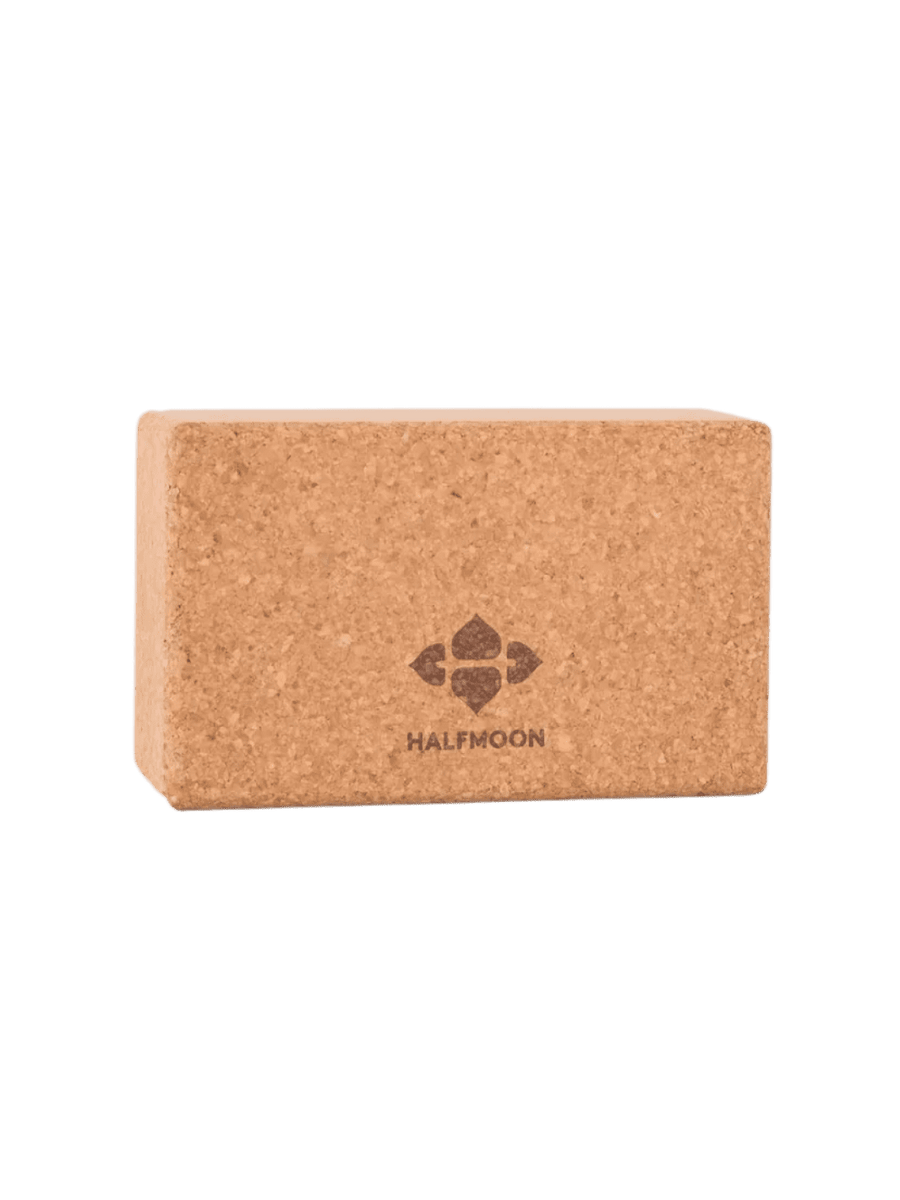 Halfmoon Cork Yoga Block - Natural Cork | Twentyseven Toronto