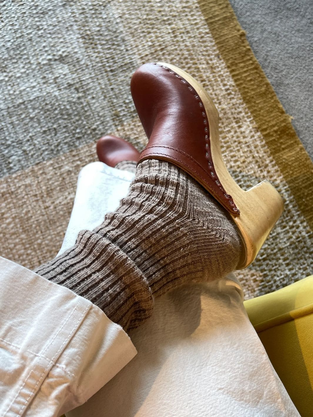 Le Bon Shoppe Cottage Socks - Flax | Twentyseven Toronto