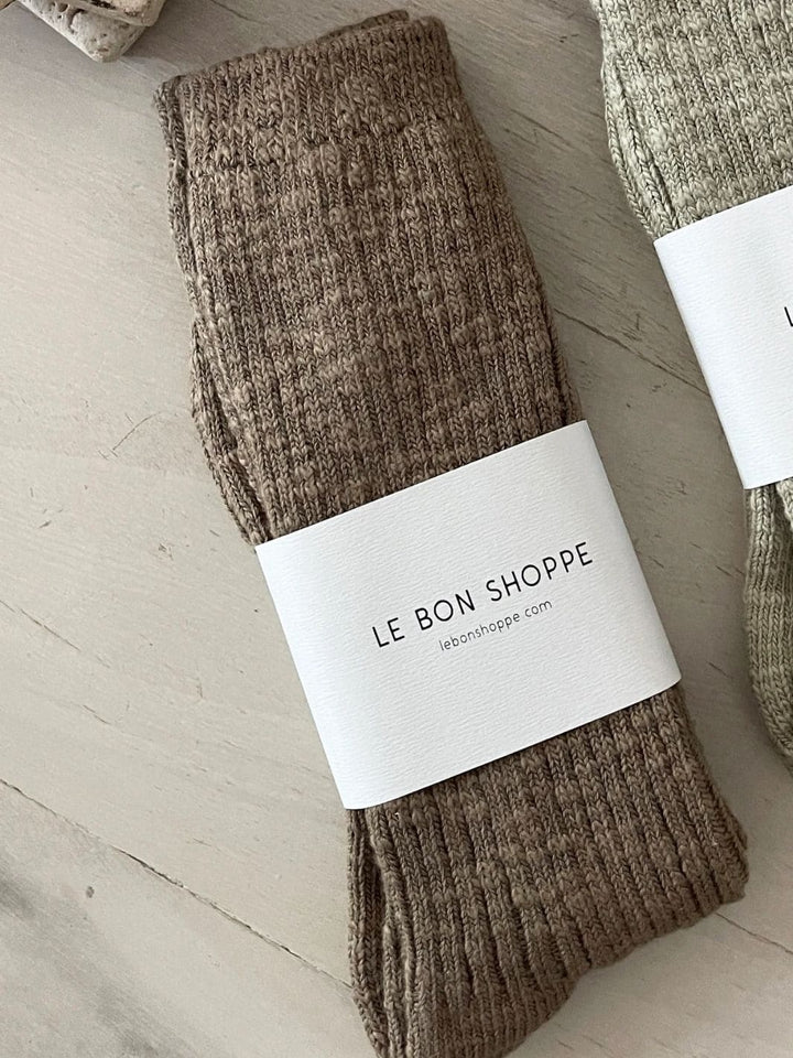 Le Bon Shoppe Cottage Socks - Flax | Twentyseven Toronto