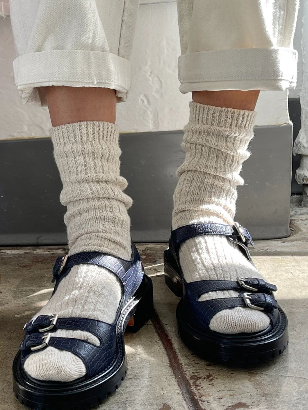 Le Bon Shoppe Cottage Socks - Oatmeal | Twentyseven Toronto