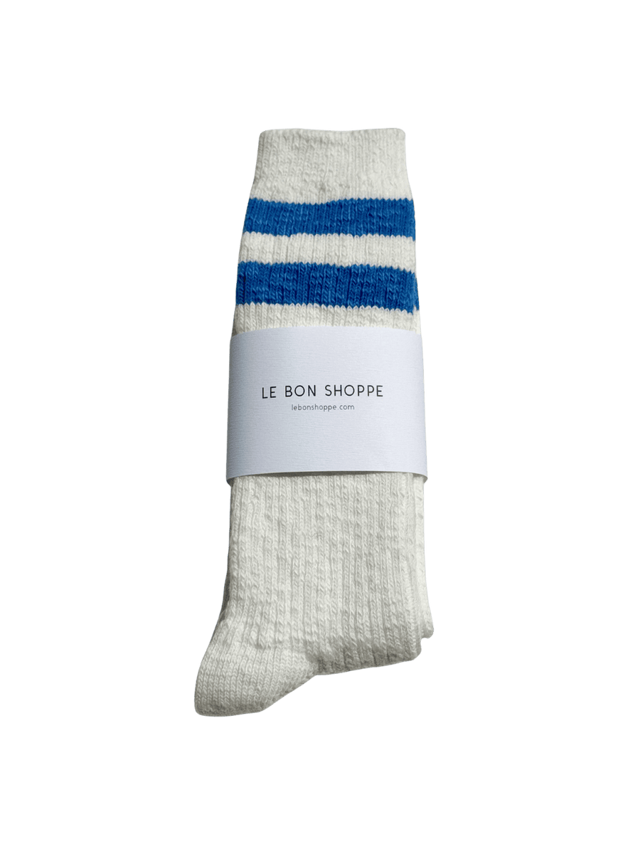 Le Bon Shoppe Cottage Varsity Socks - White Varsity | Twentyseven Toronto
