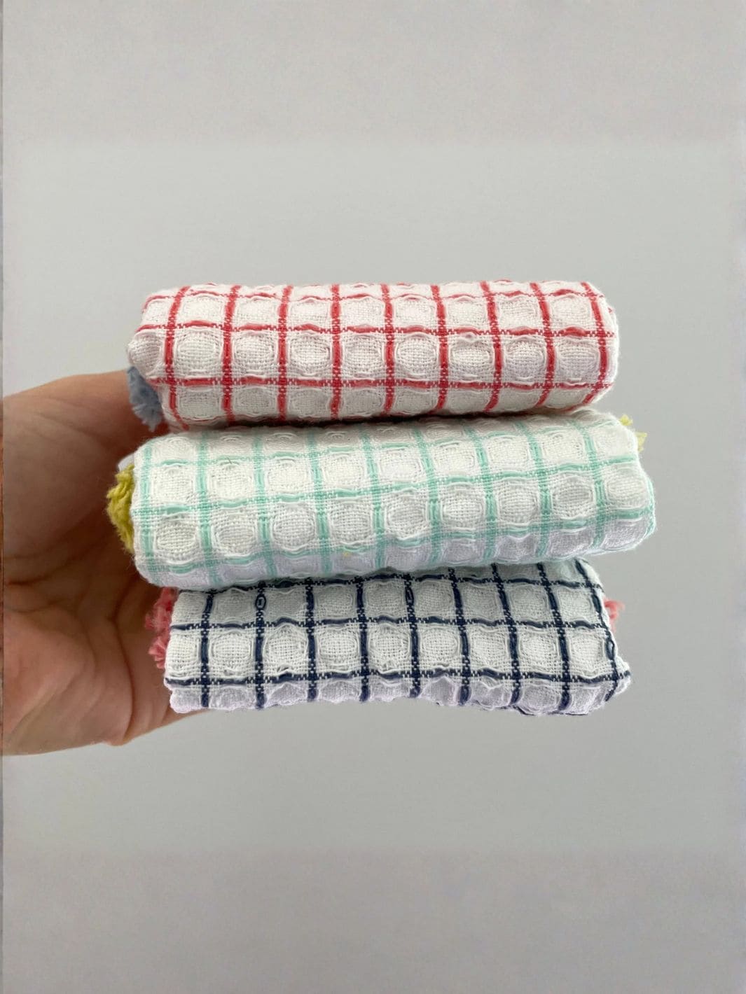 100% Cotton Waffle Fringe Kitchen Dishcloth