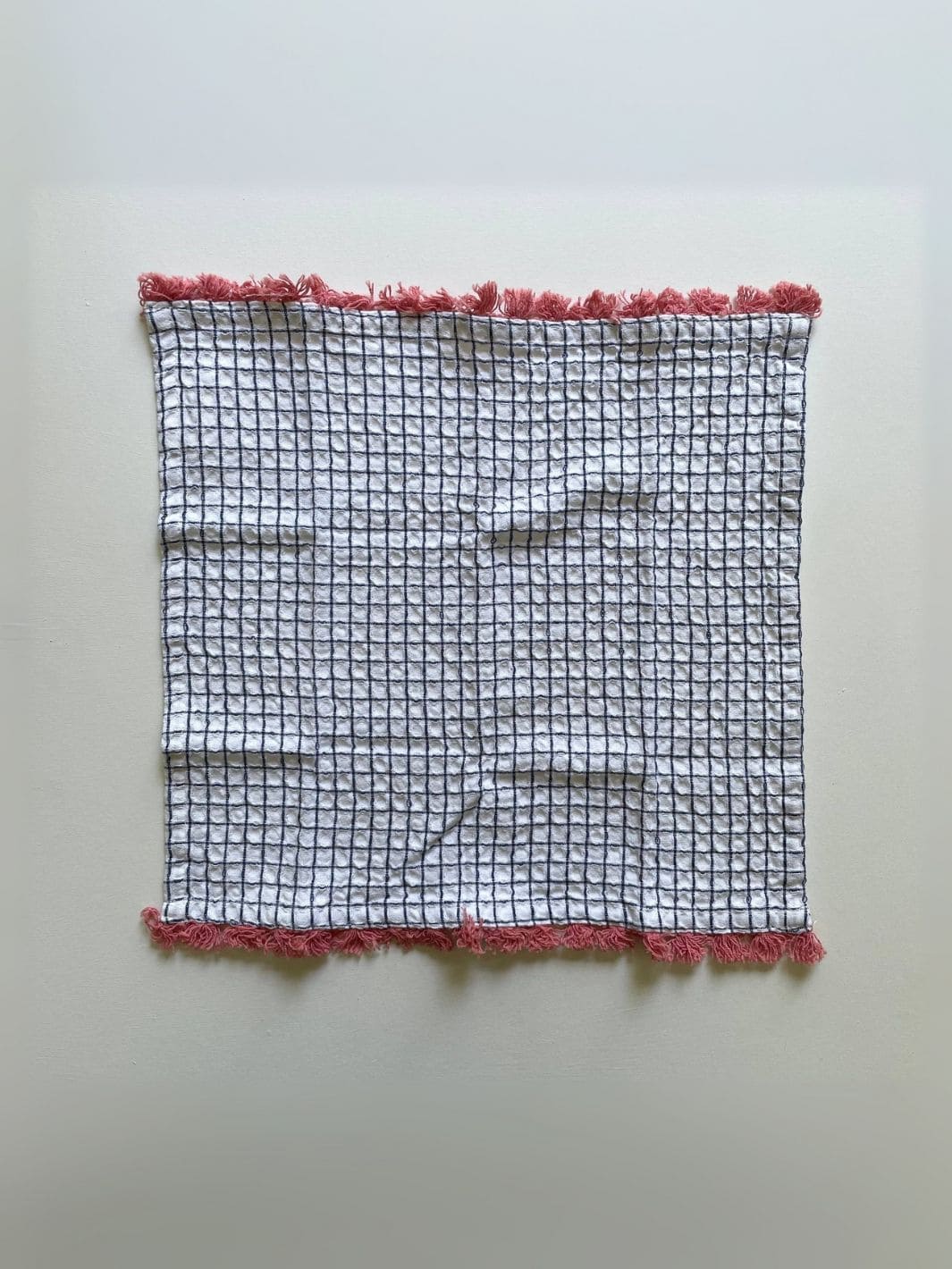 100% Cotton Waffle Fringe Kitchen Dishcloth