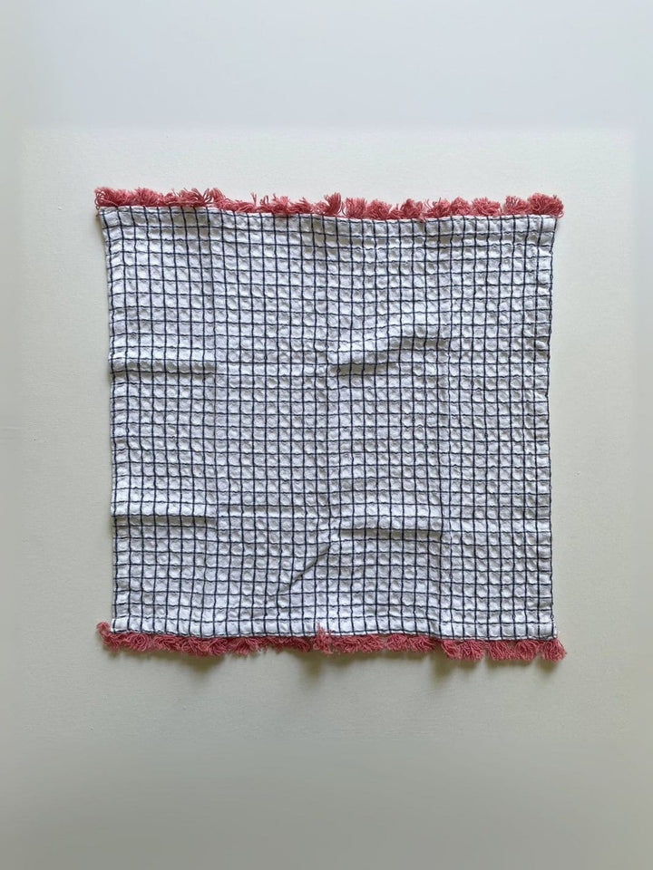 100% Cotton Waffle Fringe Kitchen Dishcloth