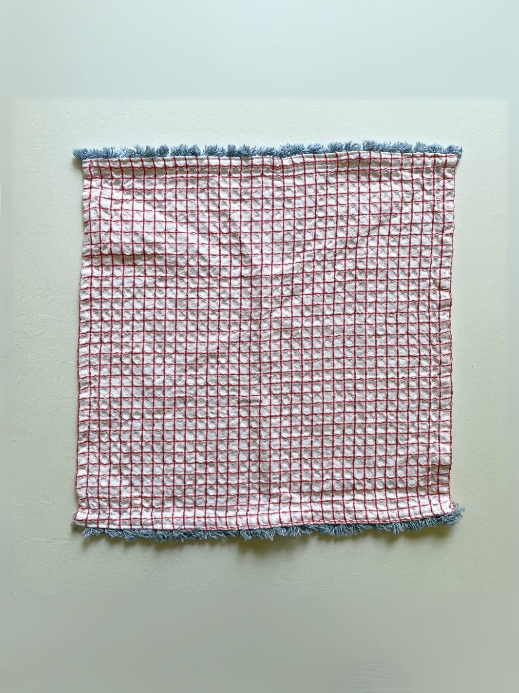 100% Cotton Waffle Fringe Kitchen Dishcloth