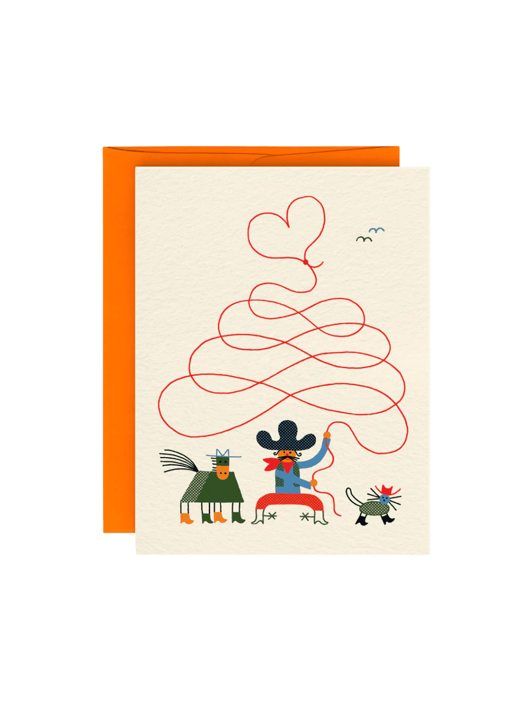 Paperole COWBOY — Greeting Card by Mathieu Labrecque | Twentyseven Toronto