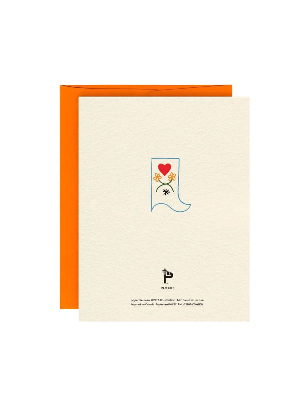 Paperole COWBOY — Greeting Card by Mathieu Labrecque | Twentyseven Toronto