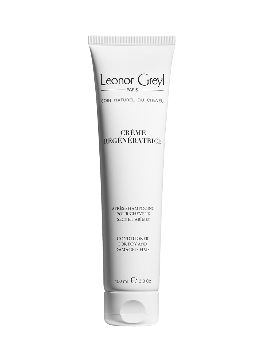 Leonor Greyl 'Crème Régénératrice' 100ml tube of conditioner on a transparent background | Twentyseven Toronto