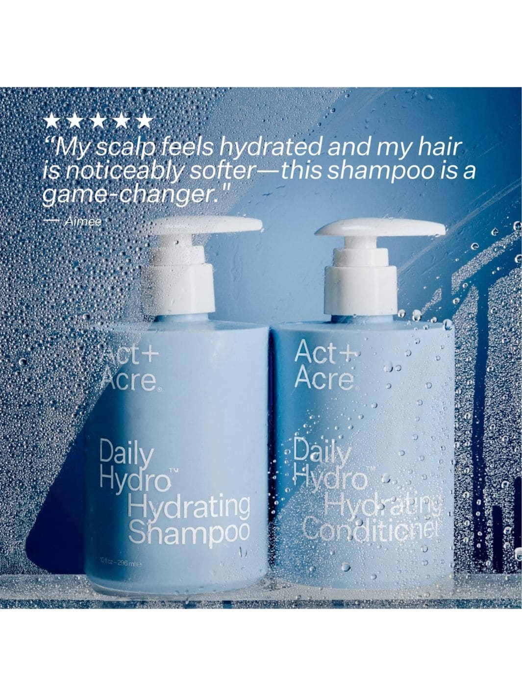 Act+Acre Cold Processed® Daily Hydro™ Hydrating Shampoo | 10 oz, 296ml | Twentyseven Toronto