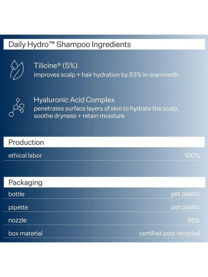 Act+Acre Cold Processed® Daily Hydro™ Hydrating Shampoo | 10 oz, 296ml | Twentyseven Toronto