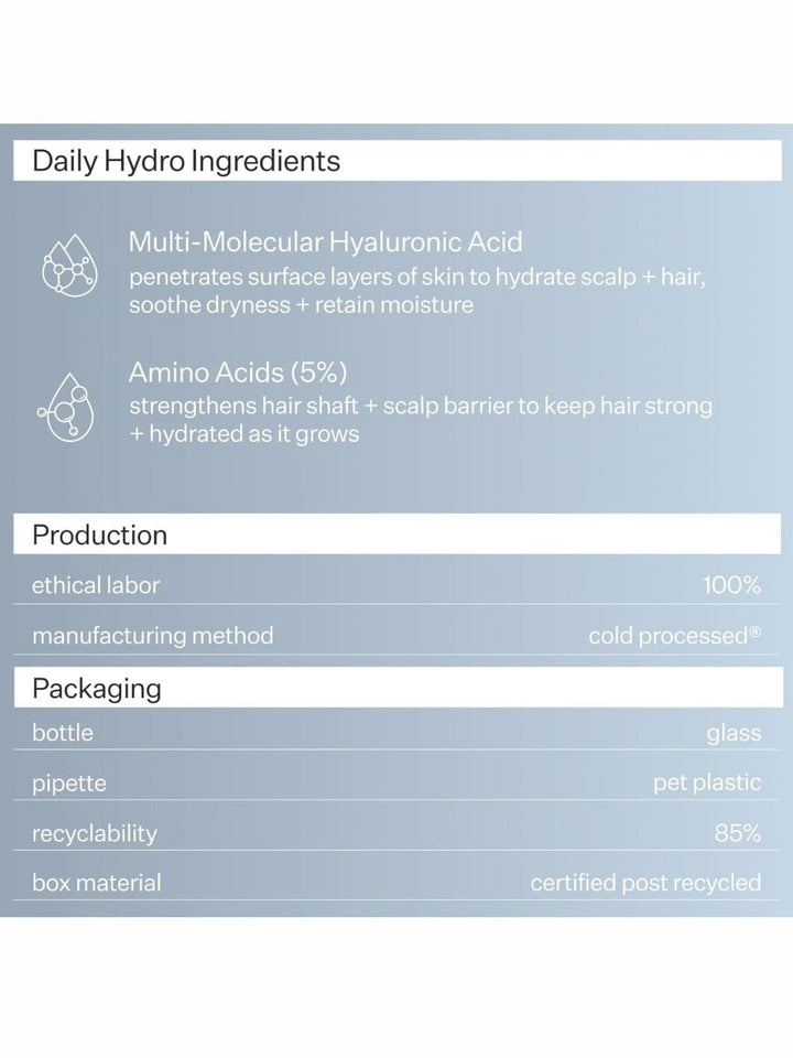 Act+Acre Daily Hydro™ Scalp Serum | 1 oz | Twentyseven Toronto