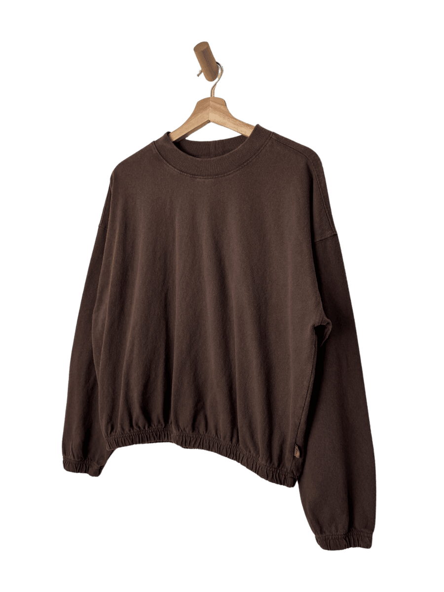 Le Bon Shoppe Daisy Long Sleeve Top in Chocolate | Twentyseven Toronto