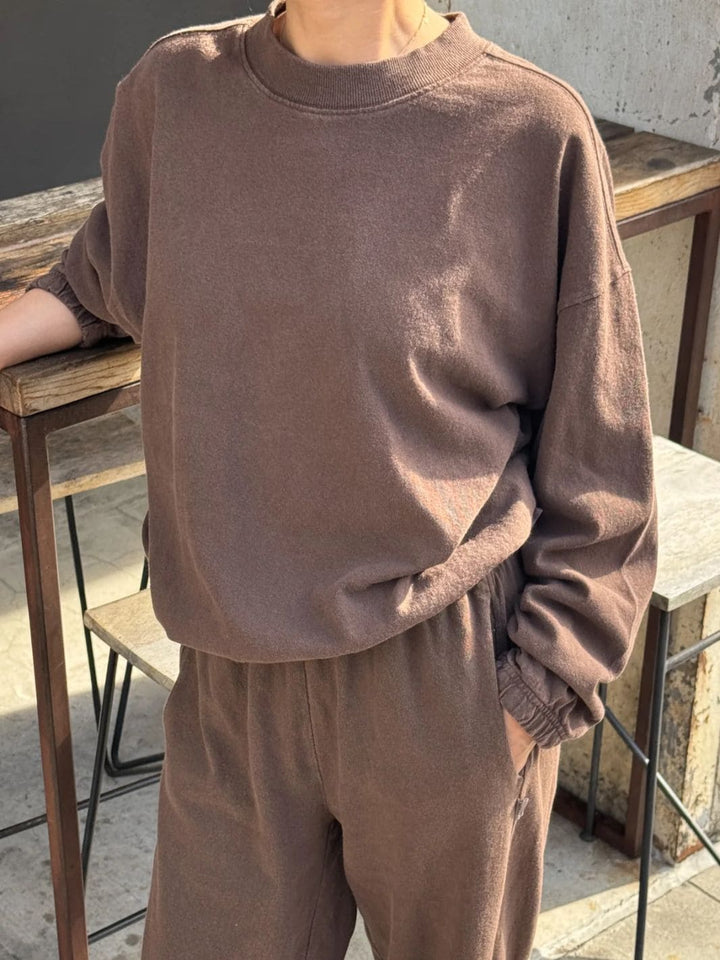 Le Bon Shoppe Daisy Long Sleeve Top in Chocolate | Twentyseven Toronto