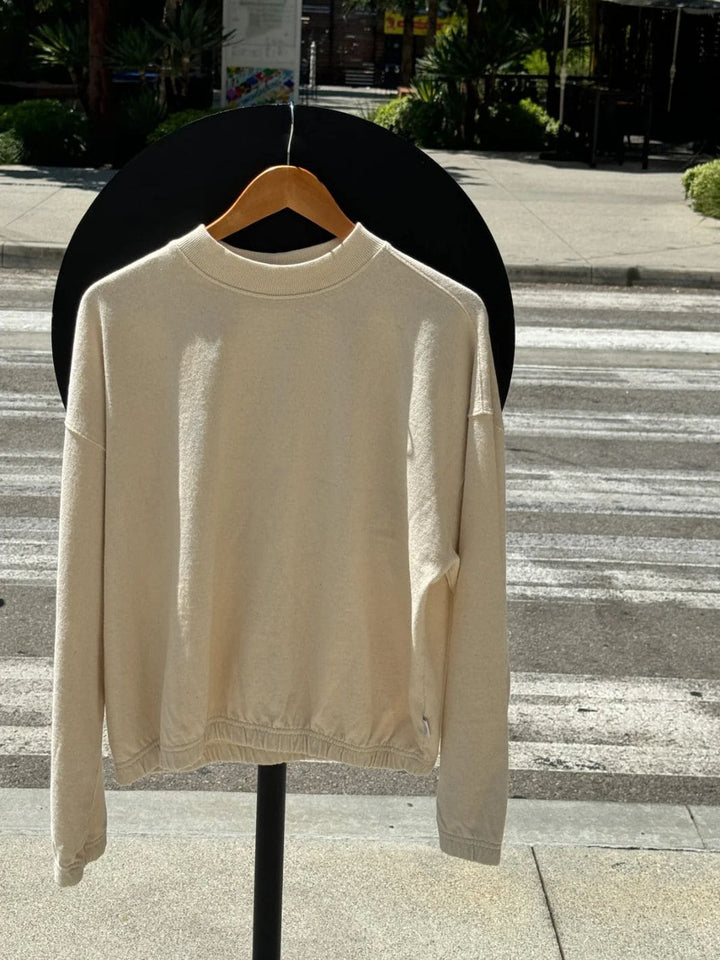 Le Bon Shoppe Daisy Long Sleeve Top in Naturel | Twentyseven Toronto