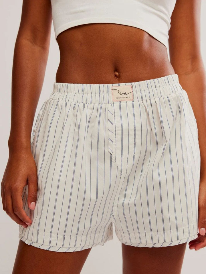  We the Free by Free People Day to Day YD Boxer in Ivory Combo | Twentyseven Toronto