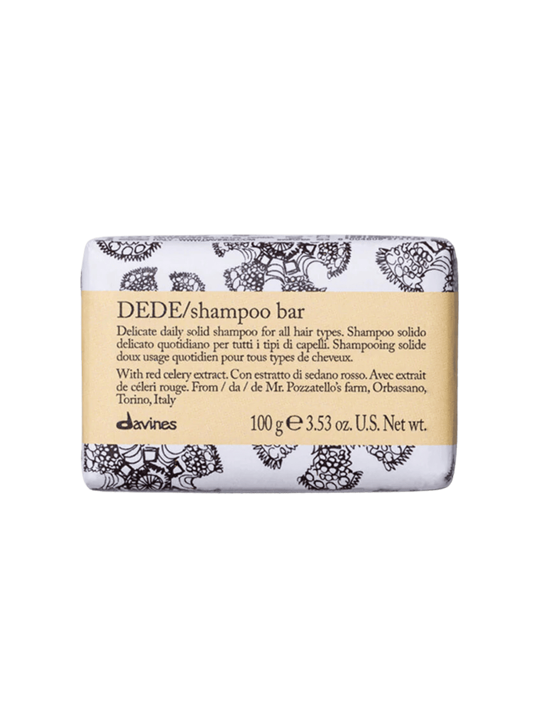 Davines DEDE Shampoo Bar | Twentyseven Toronto | 100g