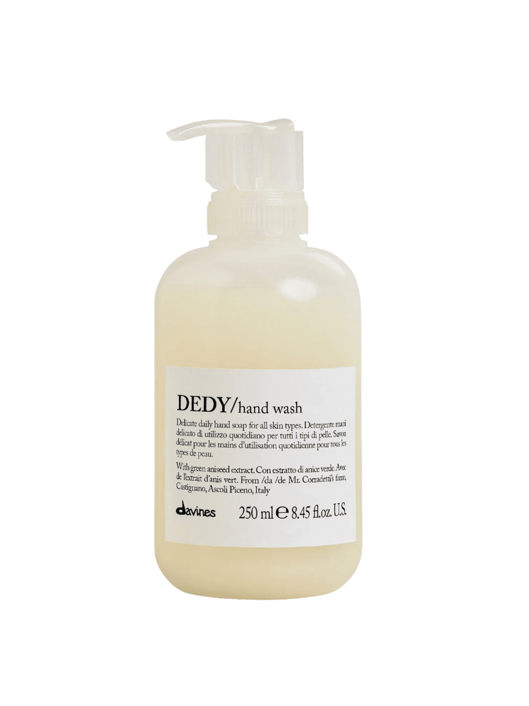 Davines DEDY Hand Wash | Twentyseven Toronto | 250ml