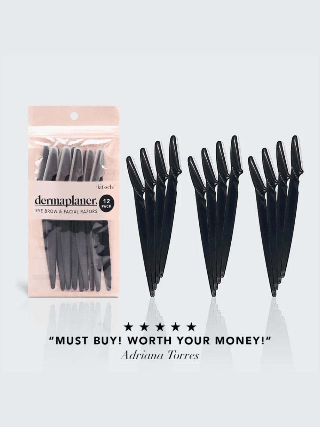 KITSCH Dermaplaner - Black (12 Pack) | Twentyseven Toronto