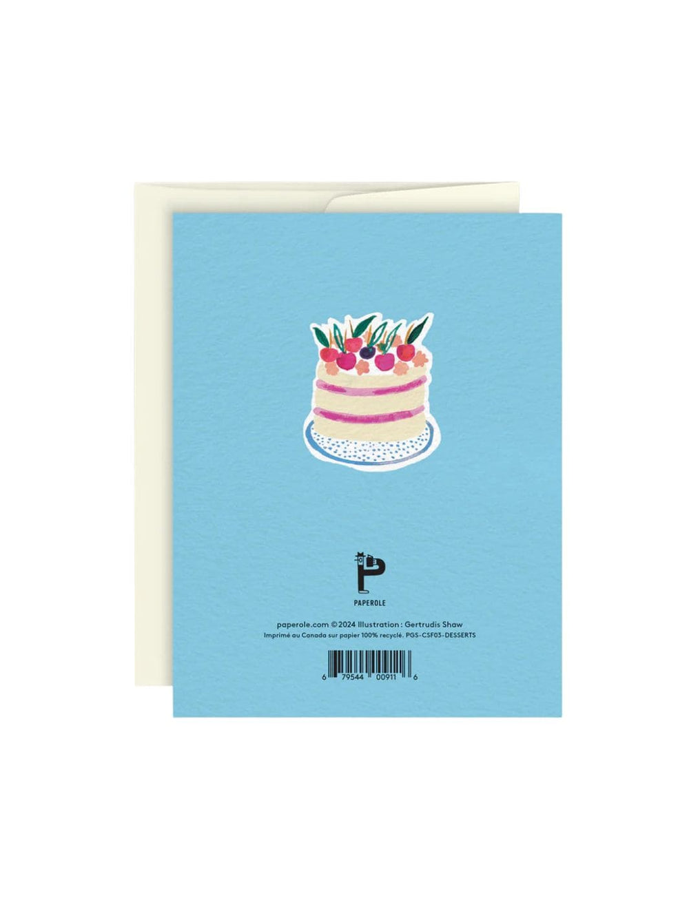 Paperole DESSERTS — Greeting Card by Gertrudis Shaw | Twentyseven Toronto