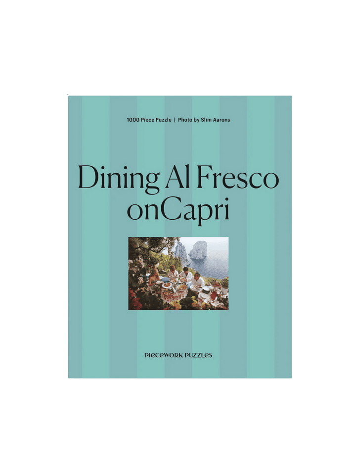 Piecework Puzzles Dining Al Fresco On Capri Slim Aarons Collab - 1000 Piece Puzzle | Twentyseven Toronto