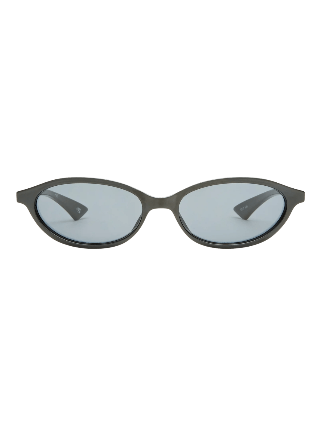 Product shot of the Le Specs Duskfall - Black Smoke Mono sunglasses against a transparent background | Twentyseven Toronto