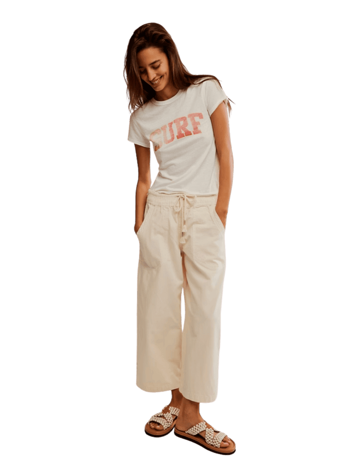 Free People We the Free Easy Peasy Pull-On Trousers in Irie | Twentyseven Toronto