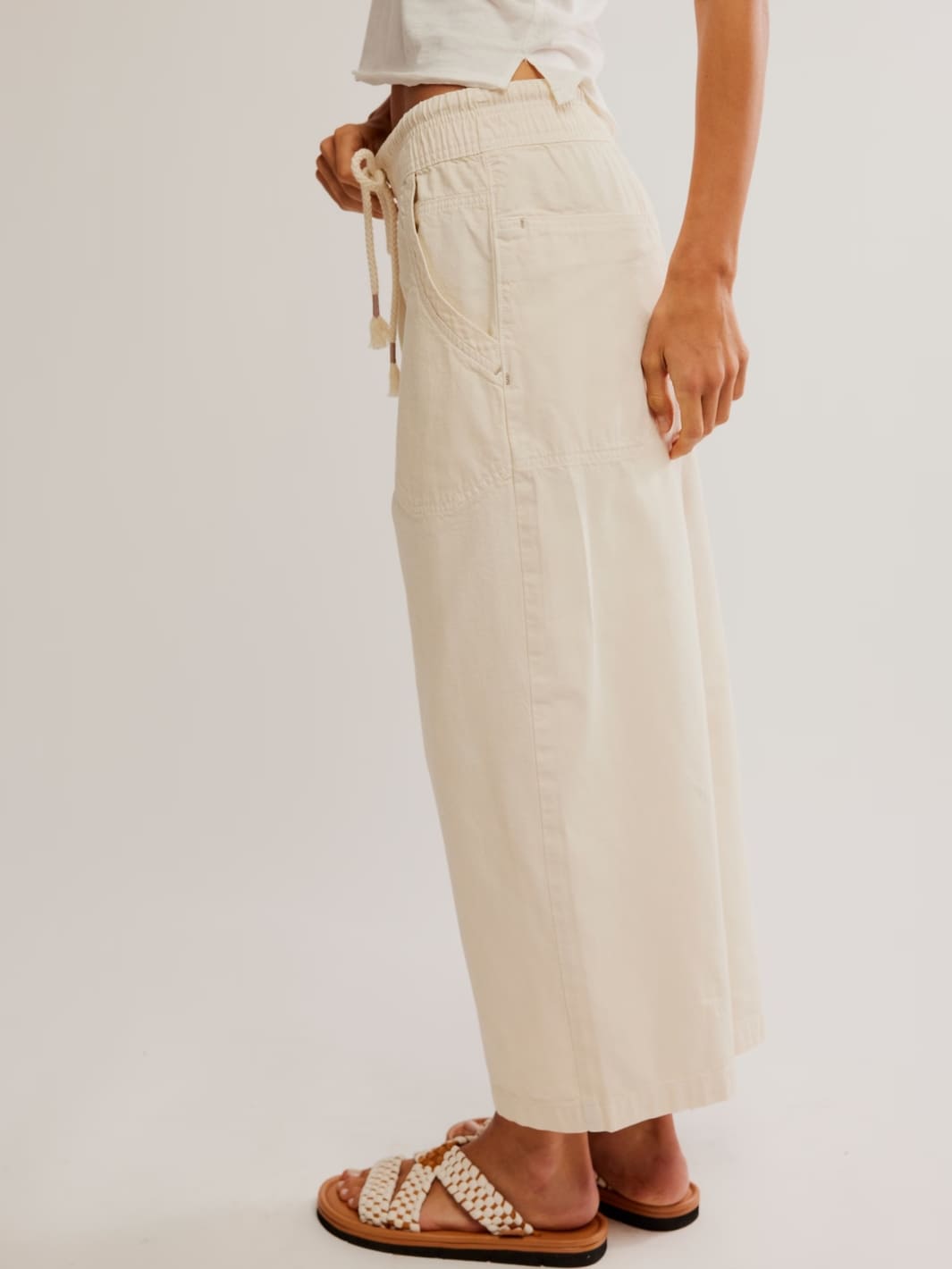 Free People We the Free Easy Peasy Pull-On Trousers in Irie | Twentyseven Toronto