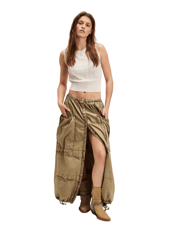 Free People Eloise Maxi Skirt in Caiman | Twentyseven Toronto