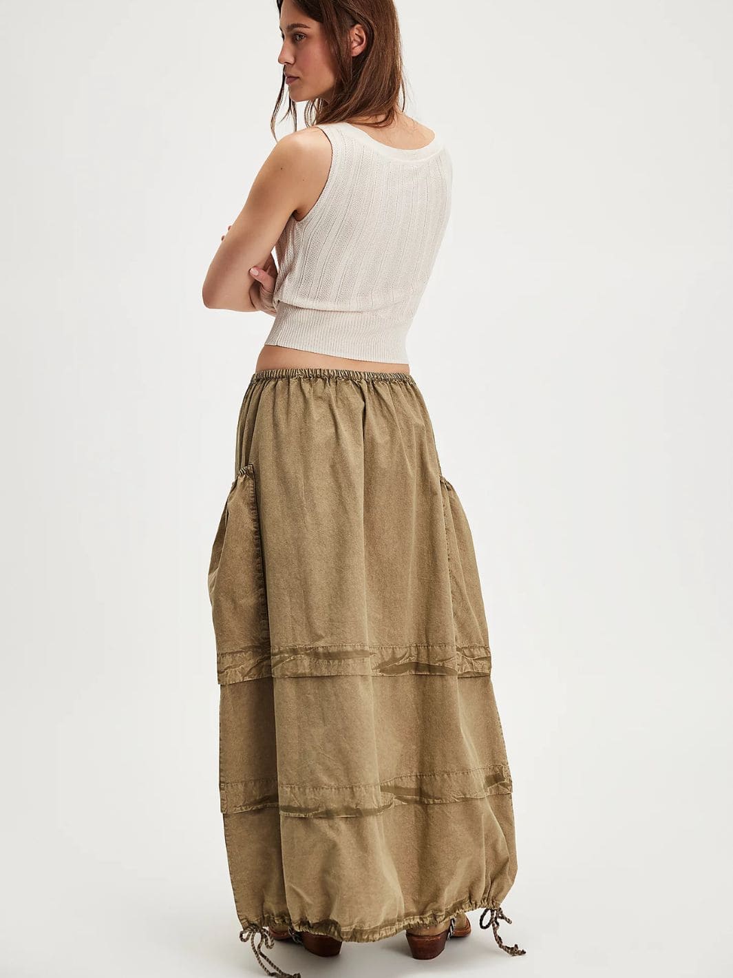 Free People Eloise Maxi Skirt in Caiman | Twentyseven Toronto