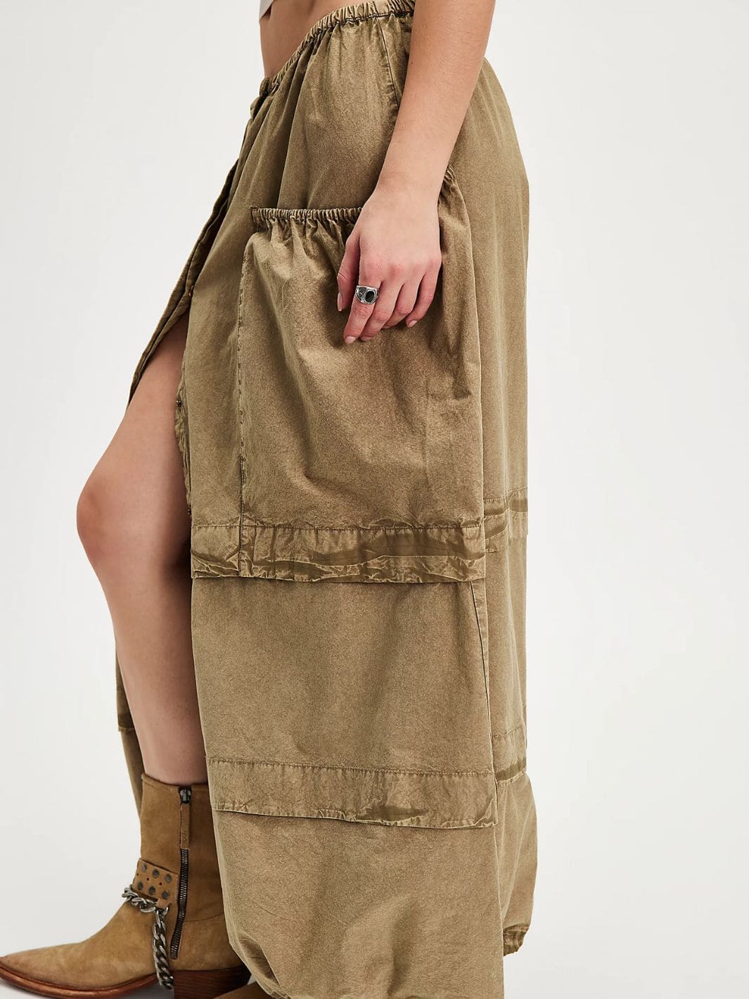 Free People Eloise Maxi Skirt in Caiman | Twentyseven Toronto